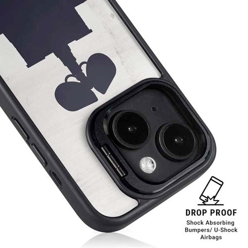 Disney Wall-E Silhouette iPhone 14 Kickstand Case